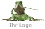 Ihr Logo mit Text hinterlegt